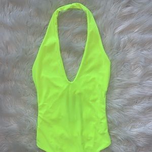 Women’s Neon Green Bodysuit